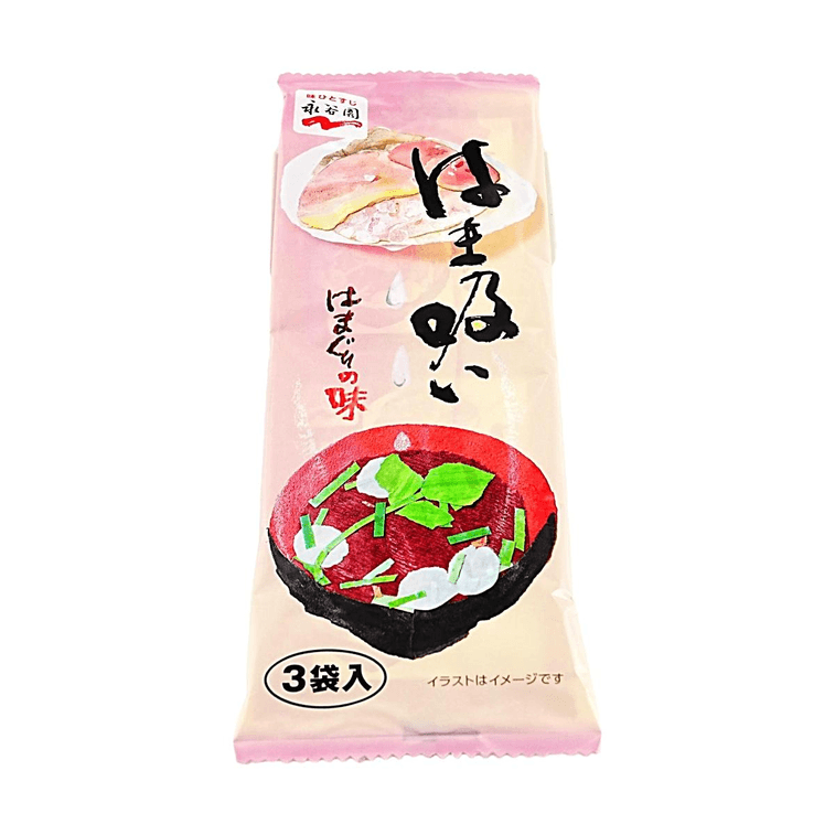Hamasui Clam Clear Soup Powder- Instant Soup, 3pcs, 0.42 oz 3