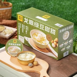 满记甜品 龙眼绿豆甜甜 180g*8碗 1.44kg【港式糖水 开碗即食】