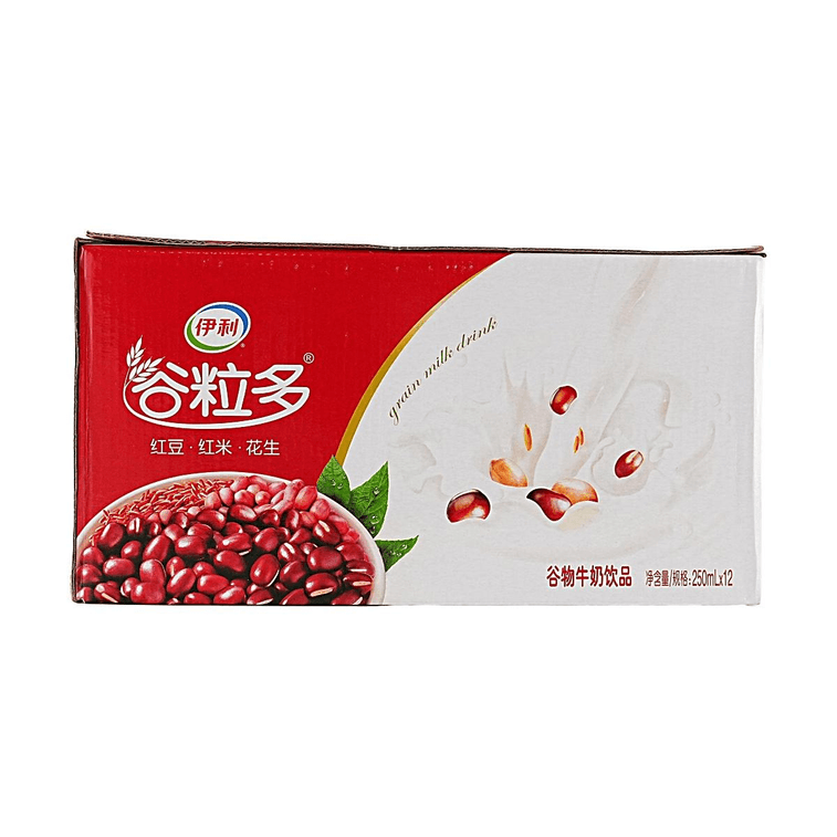 Gu Li Duo Red Bean Red Rice and Peanut Grain Milk Drink, 8.45 fl oz *12 Pack, 101.44 fl oz【Family Case Pack】 5