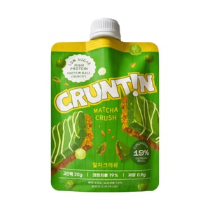 【韩国直邮】韩国CRUNTIN 脆球蛋白奶昔 抹茶风味 50g