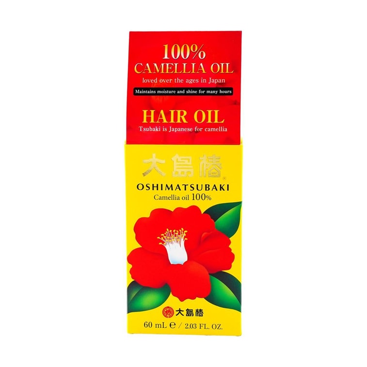 Huile de graines de camélia 100% naturelle OSHIMA TSUBAKI, 2 fl oz pour cheveux 4