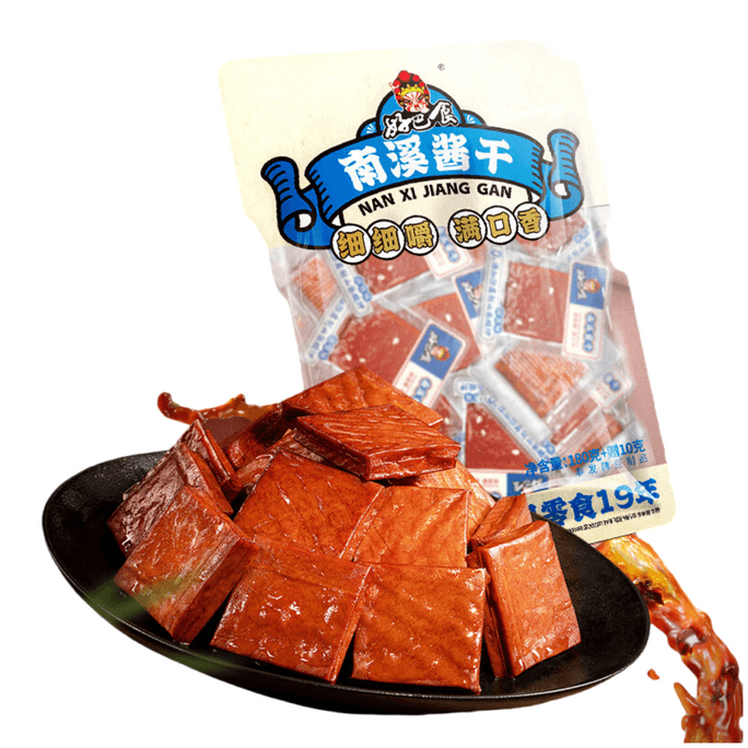 【中国直邮】 好巴食 平江风味南溪酱干 卤香味  0反式脂肪酸耐嚼饱腹小零食  190g/袋