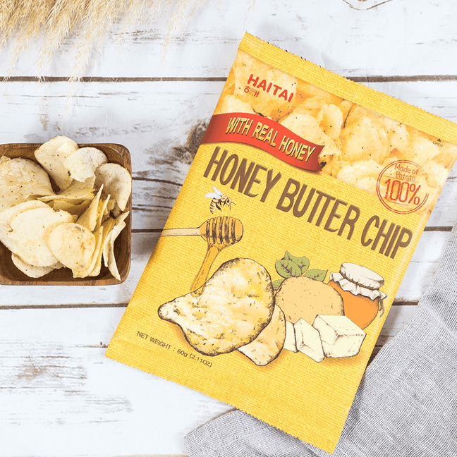 【Value Pack】Korean Honey Butter Potato Chips - 3-Bags* 2.11oz