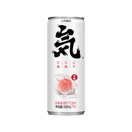 White Peach Soda Water 330ml