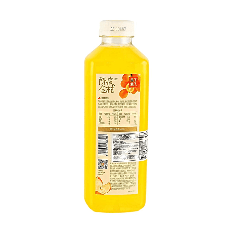 果子熟了 陳皮金桔複合果汁飲料 900ml【鮮活果香 清爽解膩】 3
