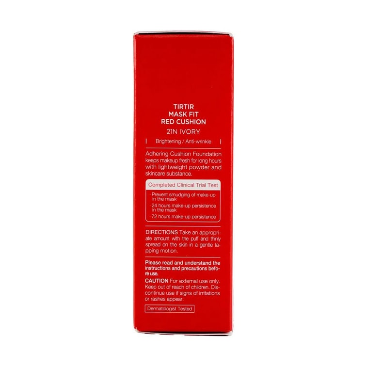 Mask Fit Red Cushion Foundation, Mask Shield Enriched Coverage 21N Ivory, 0.63 oz @COSME Award 6