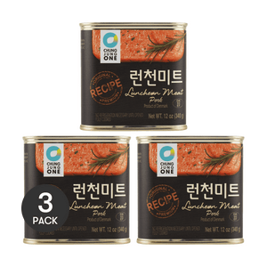 런천미트,12oz*3 팩,【밸류 팩 】