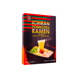 Japanese Hakata Tonkotsu Ramen - with Original Spicy Red Seasoning, 3 Packs* 5.3oz