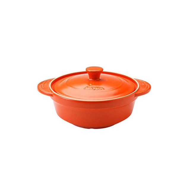 DoveWare Ceramic Mini Pot Set - Red/Orange