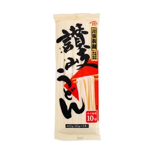 日本NISSIN日清制粉 KAWADA SEIMEN川田制面 赞岐乌冬面 日式干面条 400g