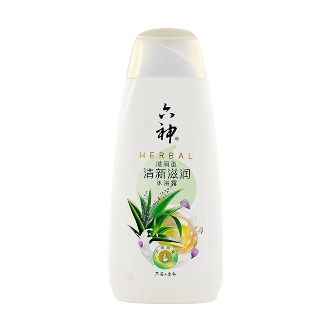 六神 清新滋润沐浴露 滋润型 芦荟麦冬 450ml