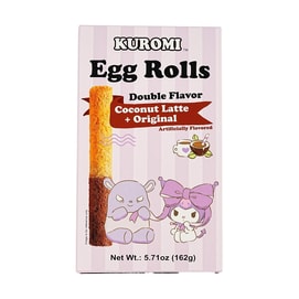 大陆版SANRIO三丽鸥 库洛米 双色蛋卷 生椰拿铁味&原味 162g