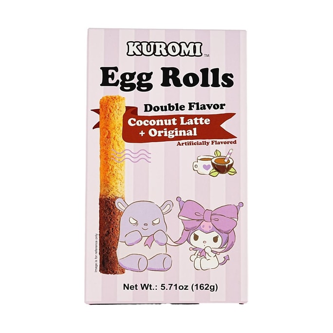 大陆版SANRIO三丽鸥 库洛米 双色蛋卷 生椰拿铁味&原味 162g