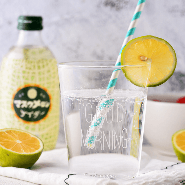 Muskmelon Cider,Fruit Soft Drink,Carbonated Drink ,10.14fl oz