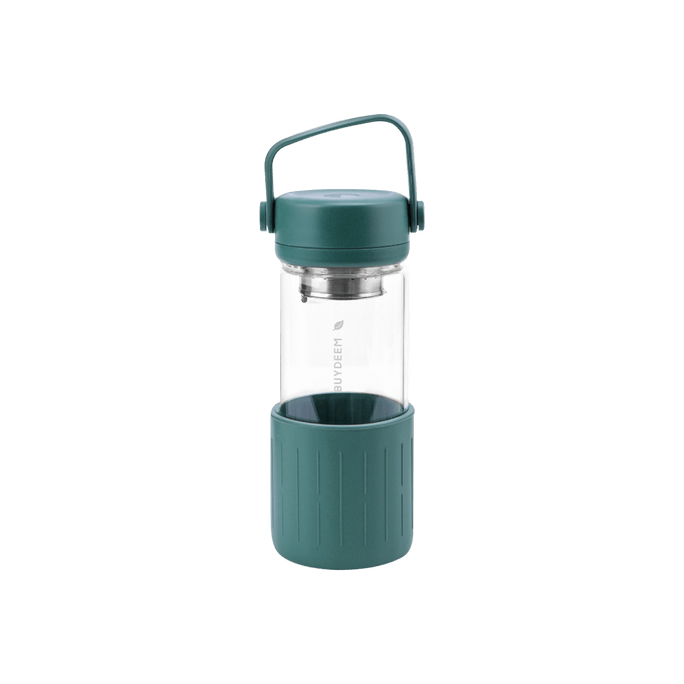 Tea Water Bottle 350ml, Dark Green, CD1008