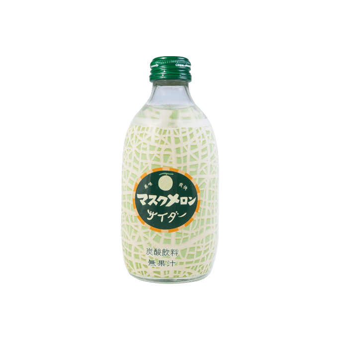 日本TOMOMASU 碳酸飲料 哈密瓜味 300ml
