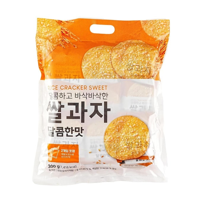 심플플러스 스위트 라이스 크래커 300g (10.58oz)