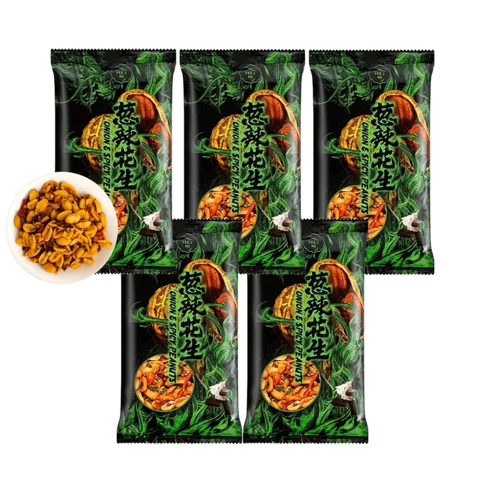 Onion and Spicy Peanut 80g - 5pack