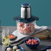 Easy-clean Electric Multipurpose Food Chopper Food Processor Grinder for Meat, Vegetables, Fruits and Nuts