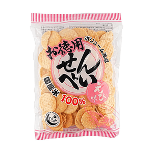 日本酒田米果 薄脆米饼 鲜虾味 200g