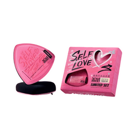 荔枝 黑鳳梨氣墊粉撲 乾濕兩用妝綿 底妝服貼文 限定套盒 我愛我*2顆 送收納盒