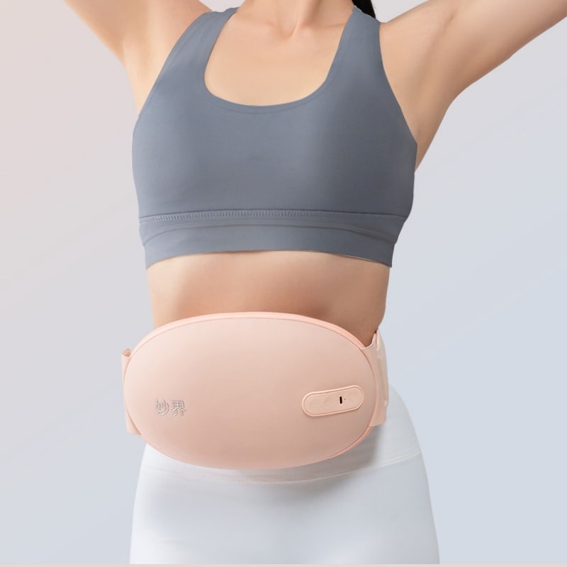 【中国直邮】 妙界 N8S暖宫揉腹仪腰背部颈椎按摩器便秘腹胀揉肚子神器 一个装 甘泉蓝