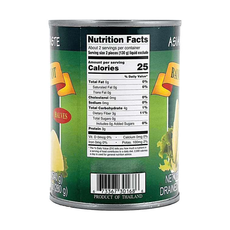 Bamboo Shoots In Water, Halves Type ,19oz 【For Stir-Frying, Stewing, And Hot Pot】 5