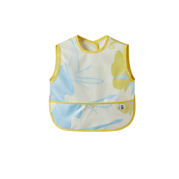 Baby eating coveralls and children's bibs painting anti-clothing waterproof anti-dirty apron Monan-100 size