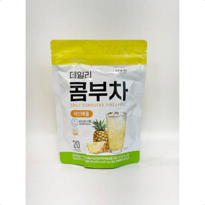 【한국 직배송】 한국 Danongwon 대농원 레몬 콤부차 1봉 20티백 파인애플 주스와 동일한 유익균 건강 과일차
