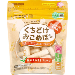 Edison Mama ベビーフード 溶けるご飯スティック プレーン 25g (7ヶ月～) 25g