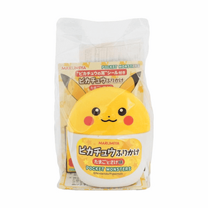 日本丸美屋 皮卡丘 鲑鱼蛋香拌饭料 20g【可爱皮卡丘造型】【鲜香鲑鱼鸡蛋味】