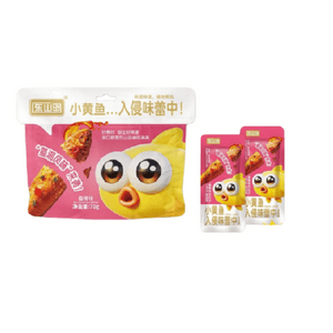 Spicy small yellow croaker, crispy small fish seafood snacks 70g/bag