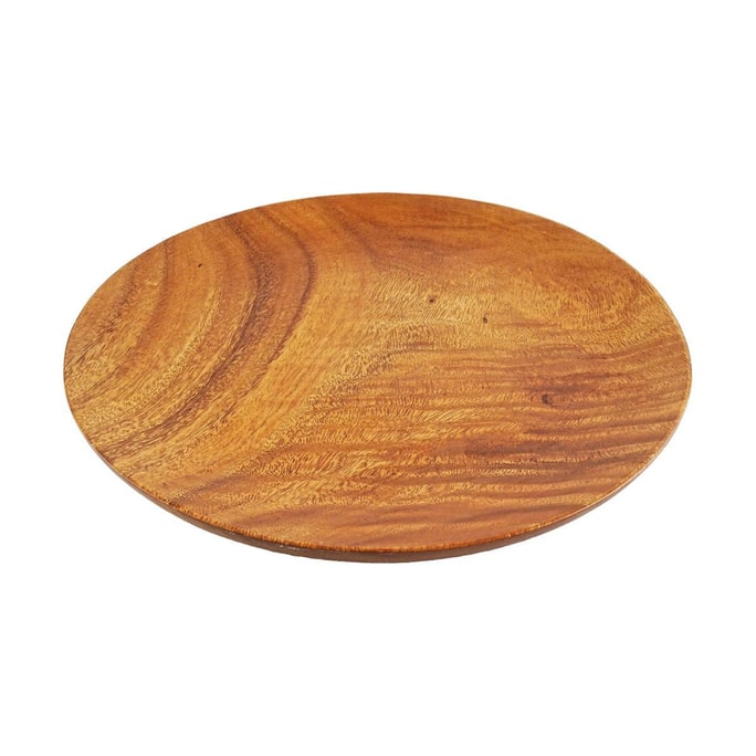 韩国NICOTT 木质盘子圆盘 烧烤盘 小菜盘 30 x 2.5cm