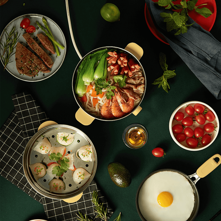 BEAR小熊 多功能分体式电火锅 煎锅烧烤锅涮锅不粘锅 2.5L DHG-B25Z2 5