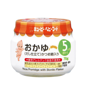 Kewpie Baby Food - Rice Porridge with Bonito Flakes 70 g