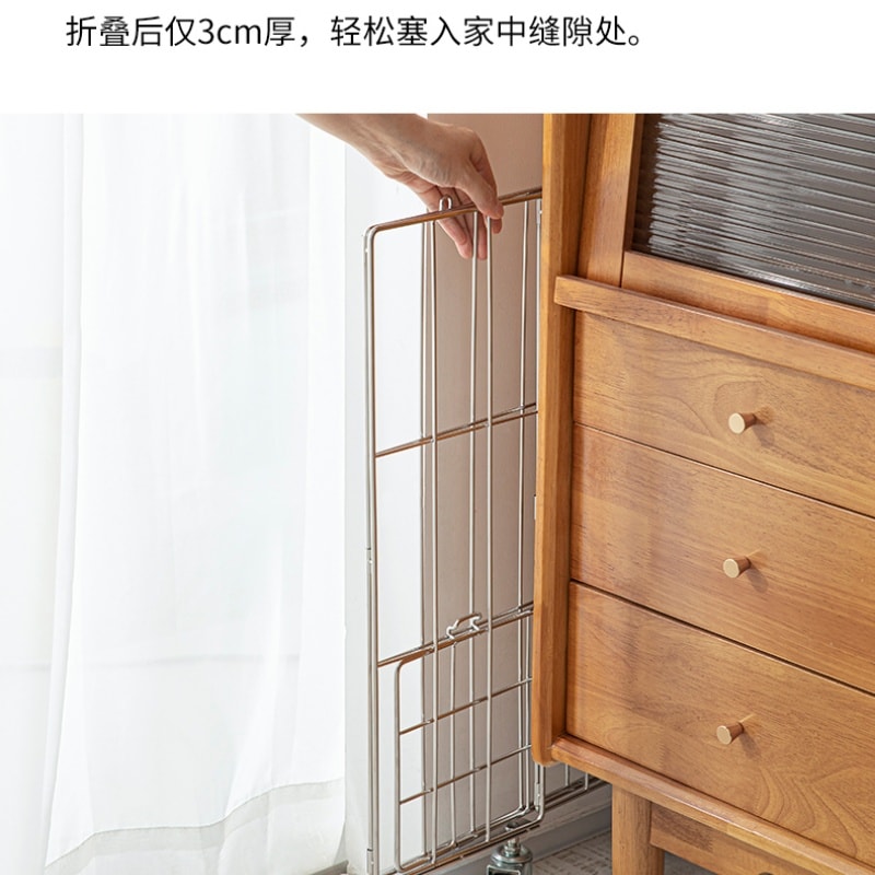 Foldable Stainless Steel Laundry Basket, Large Size, Patented Design