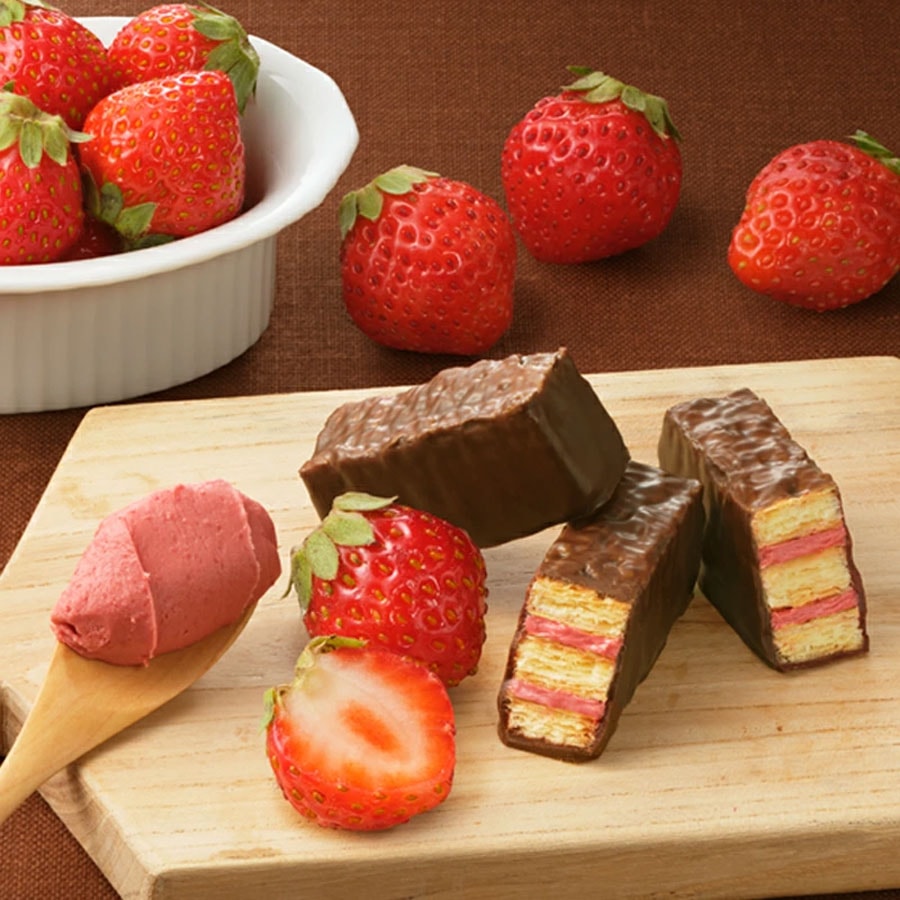 日本 玛丽巧克力 MARY'S Chocolate 期间限定 草莓巧克力千层酥 10个入