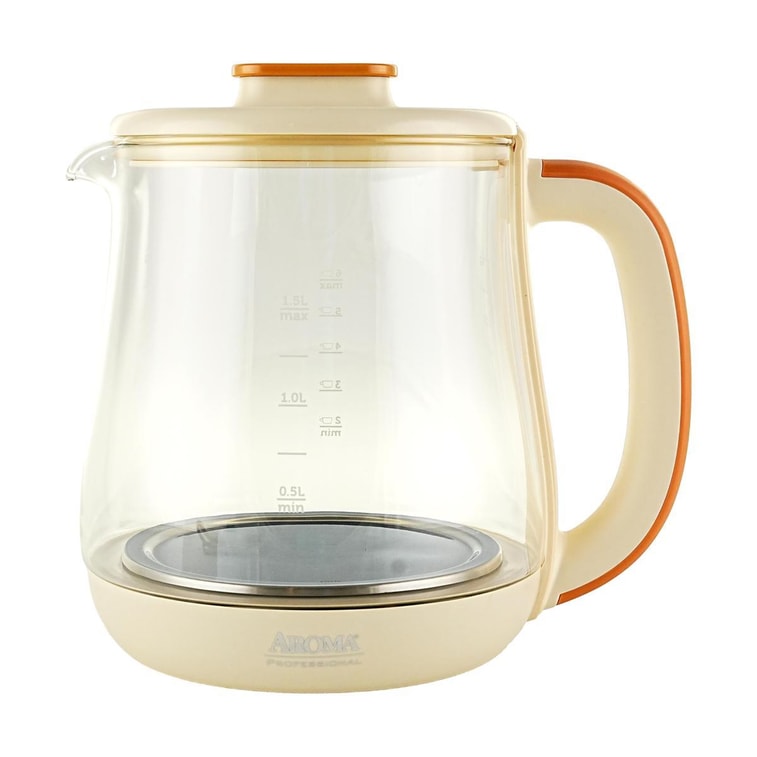 Multi-Function Digital Glass Tea Maker, 50.72 fl oz 6-Cup with 16 Heat Settings AWK-705 17