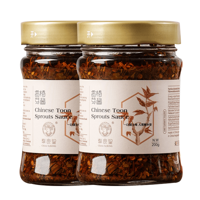 秦食皇 香椿芽酱 调料拌饭酱 200g*2