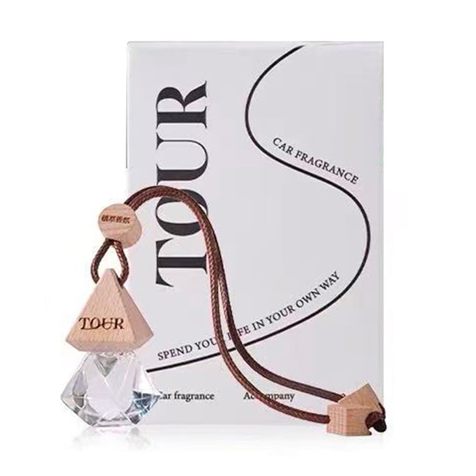 菓凯 【栀子花香】TOUR系列 车载香薰挂件 10ml【自然纯粹 随香启程 花香而不浓 沁甜而不俗 嗅见记忆中的栀子花香】