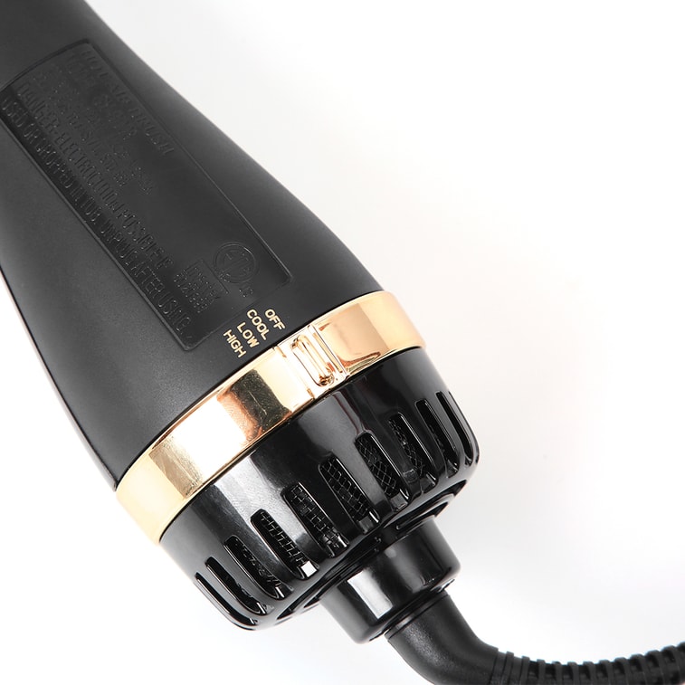 中国 热风梳 便携式 直发卷发 干发热风梳 金色BD08 1台 6