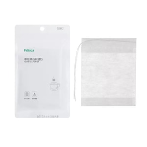 FaSoLa 一次性茶包袋 抽线款 100枚/袋 中药纱布 卤料过滤 渗透性好