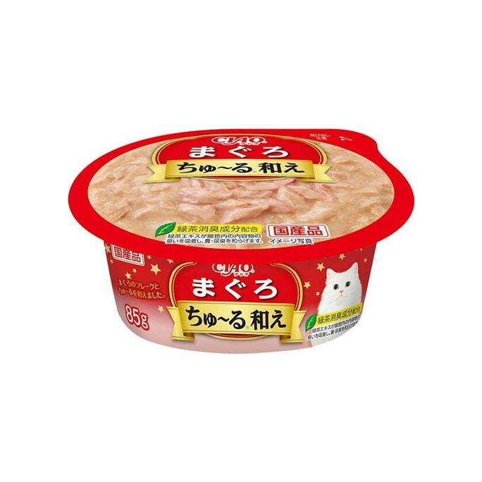【日本直送品】イナバ チャオ 猫用おやつ ウェットフード ツナ缶 85g