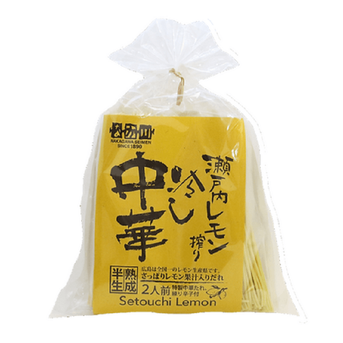 【日本直送品】NAKAGAWA 中華冷麺 瀬戸内レモン風味ソース 2食入