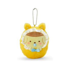 SANRIO Easter Baby Swaddle Plush Keychain Pompompurin