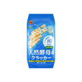 【低卡饼干·减脂期的首选】日本 BOURBON 波路梦 天然酵母苏打饼干 原味 147g
