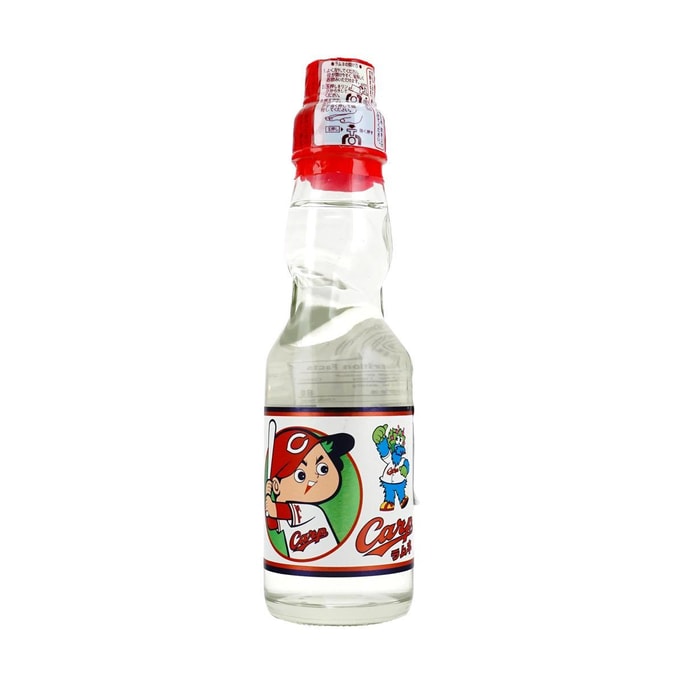 Ramune  Carbonated Soft Drink,  Hiroshima Carp Design ,6.76 fl oz【Japan Limited Edition】