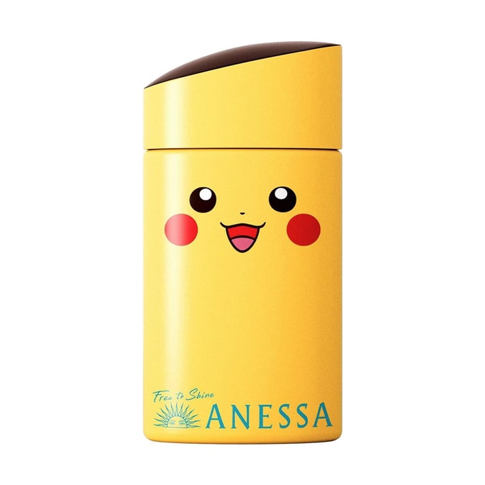 Anessa Perfect UV Sunscreen Skin Care Milk, SPF50+ PA++++, 2.03 fl. oz.【Pokémon, Pikachu, 2025 Limited Edition​】