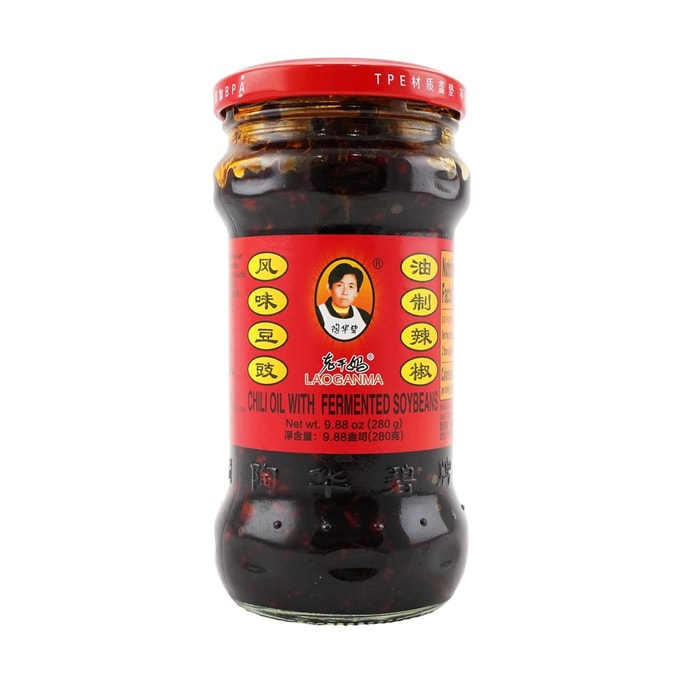 Chili Oil with Black Soybean in Jar 280g