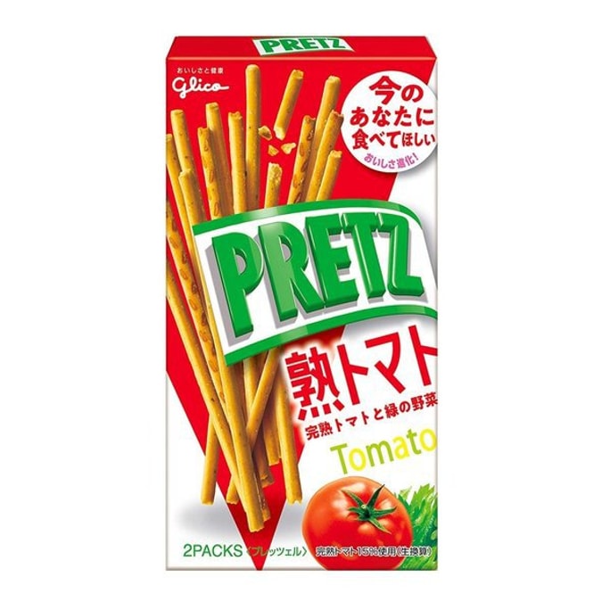[일본 직배송] GLICO PRETZ 토마토맛 크리스피 스틱 80g